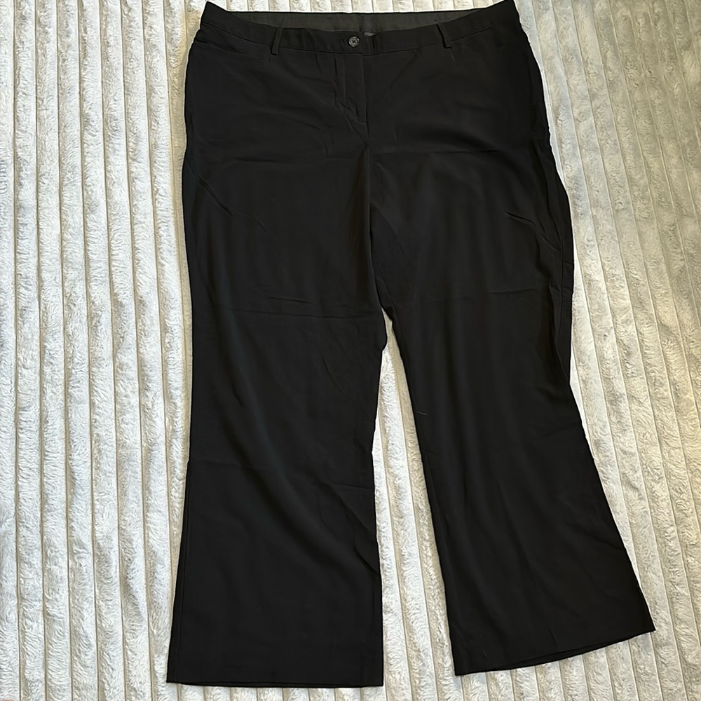 Lane Bryant size 22 black dress trouser pant
